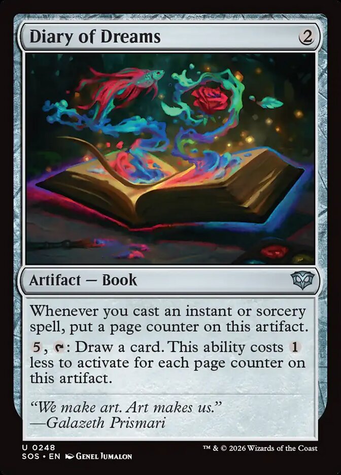Diary of Dreams - Magic: The Gathering - MoxLand
