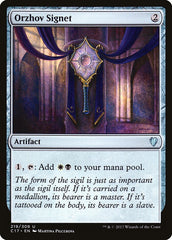 Sinete Orzhov / Orzhov Signet - Magic: The Gathering - MoxLand