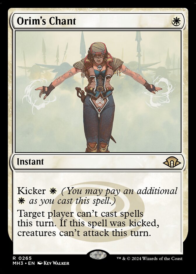 Canto de Orim / Orim's Chant - Magic: The Gathering - MoxLand