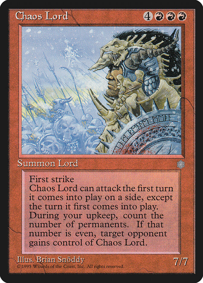 Senhor do Caos / Chaos Lord - Magic: The Gathering - MoxLand