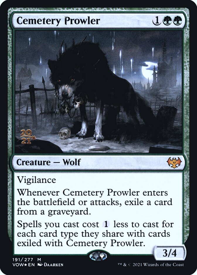 Espreitador do Sepulcrário / Cemetery Prowler - Magic: The Gathering - MoxLand