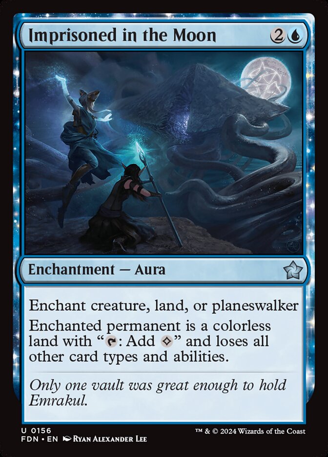 Aprisionados na Lua / Imprisoned in the Moon - Magic: The Gathering - MoxLand