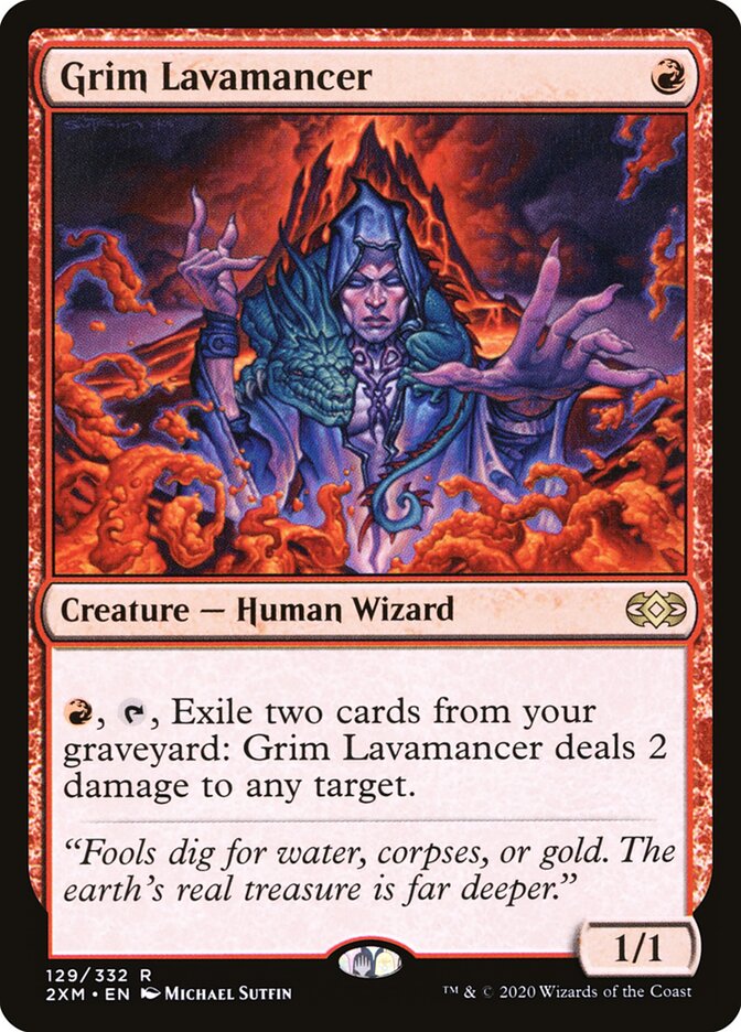 Lavamante Implacável / Grim Lavamancer - Magic: The Gathering - MoxLand