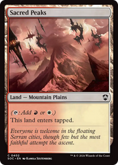 Picos Sagrados / Sacred Peaks - Magic: The Gathering - MoxLand