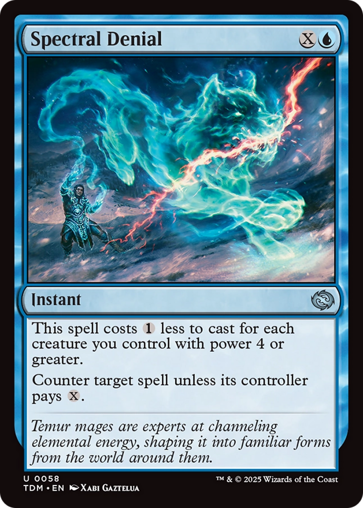 Negação Espectral / Spectral Denial - Magic: The Gathering - MoxLand