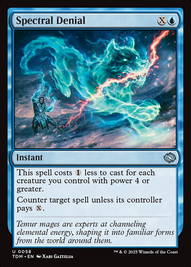 Negação Espectral / Spectral Denial - Magic: The Gathering - MoxLand