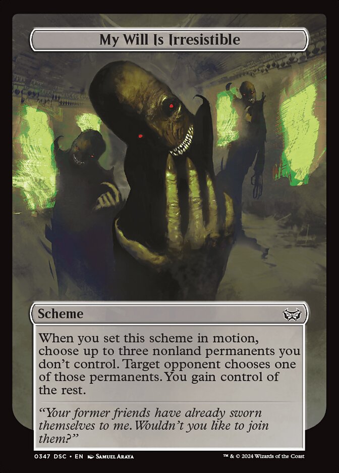 My Will Is Irresistible - Magic: The Gathering - MoxLand