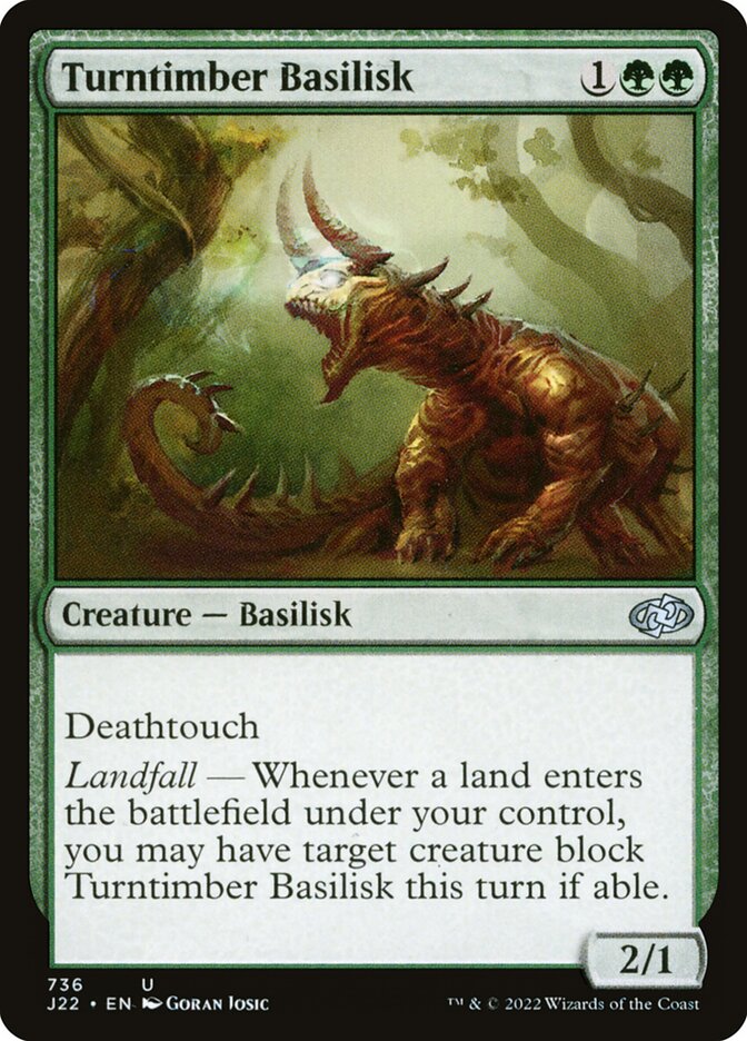 Basilisco de Virapau / Turntimber Basilisk - Magic: The Gathering - MoxLand