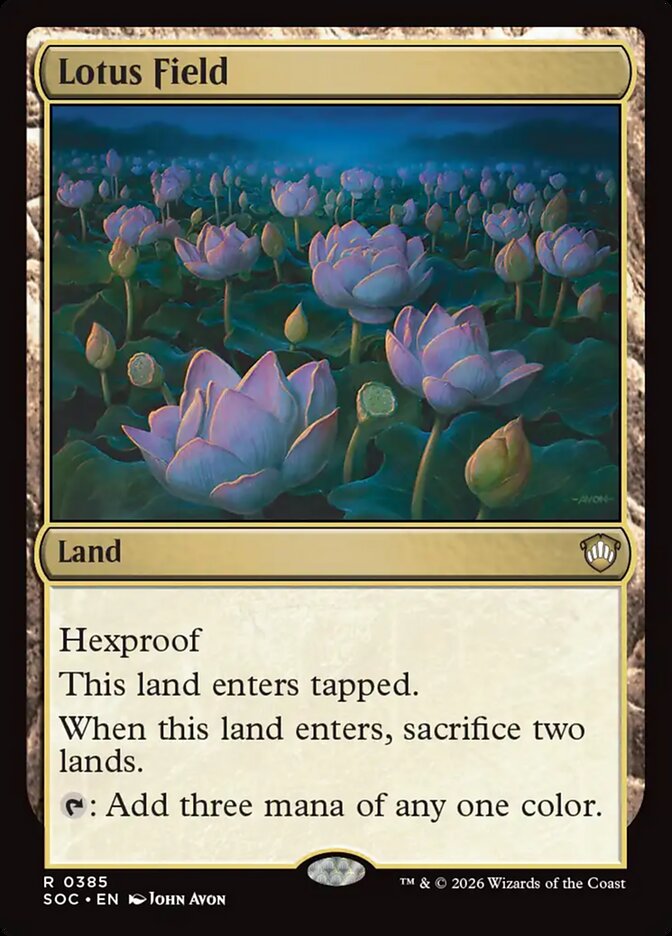Campo de Lótus / Lotus Field - Magic: The Gathering - MoxLand