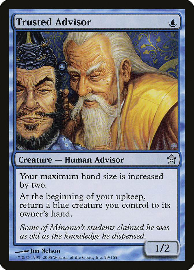 Conselheiro Confiável / Trusted Advisor - Magic: The Gathering - MoxLand