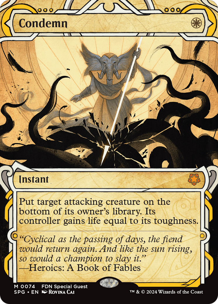 Condenar / Condemn - Magic: The Gathering - MoxLand