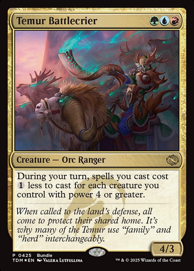 Anunciadora de Batalhas Temur / Temur Battlecrier - Magic: The Gathering - MoxLand