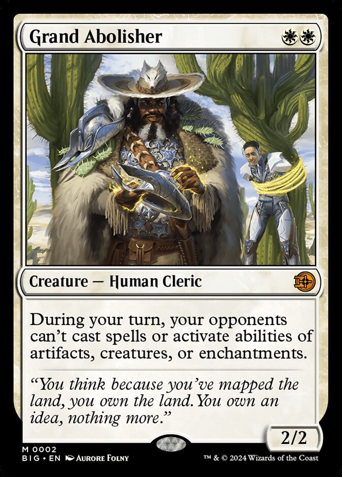 Abolidor-mor / Grand Abolisher - Magic: The Gathering - MoxLand