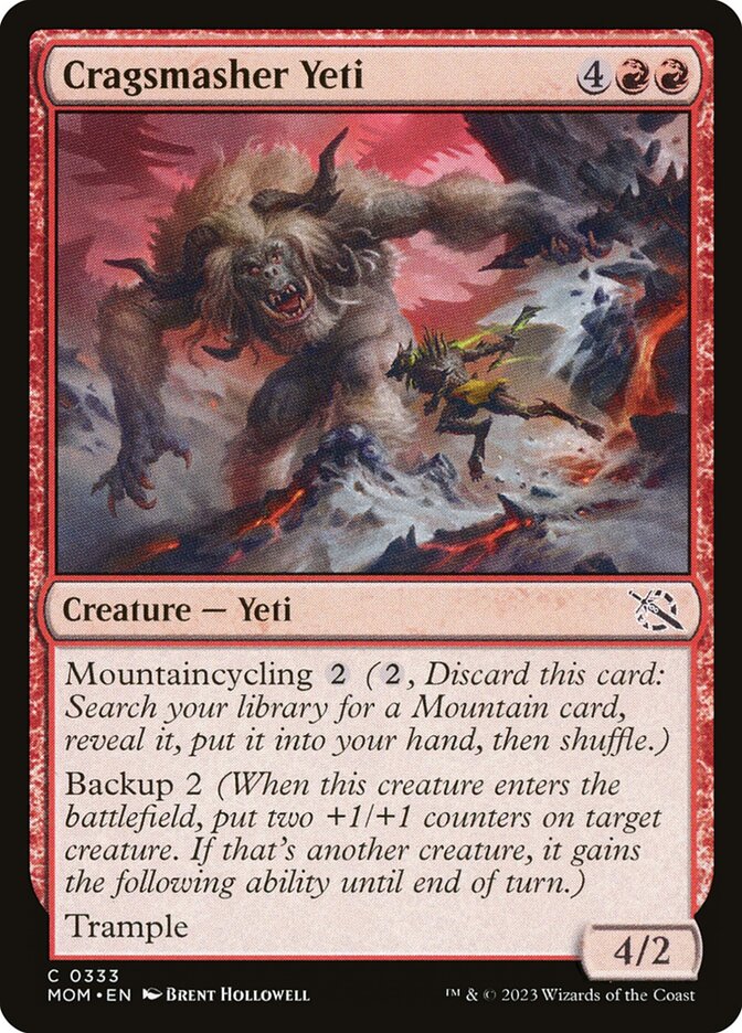 Yeti Esmaga-pedra / Cragsmasher Yeti - Magic: The Gathering - MoxLand
