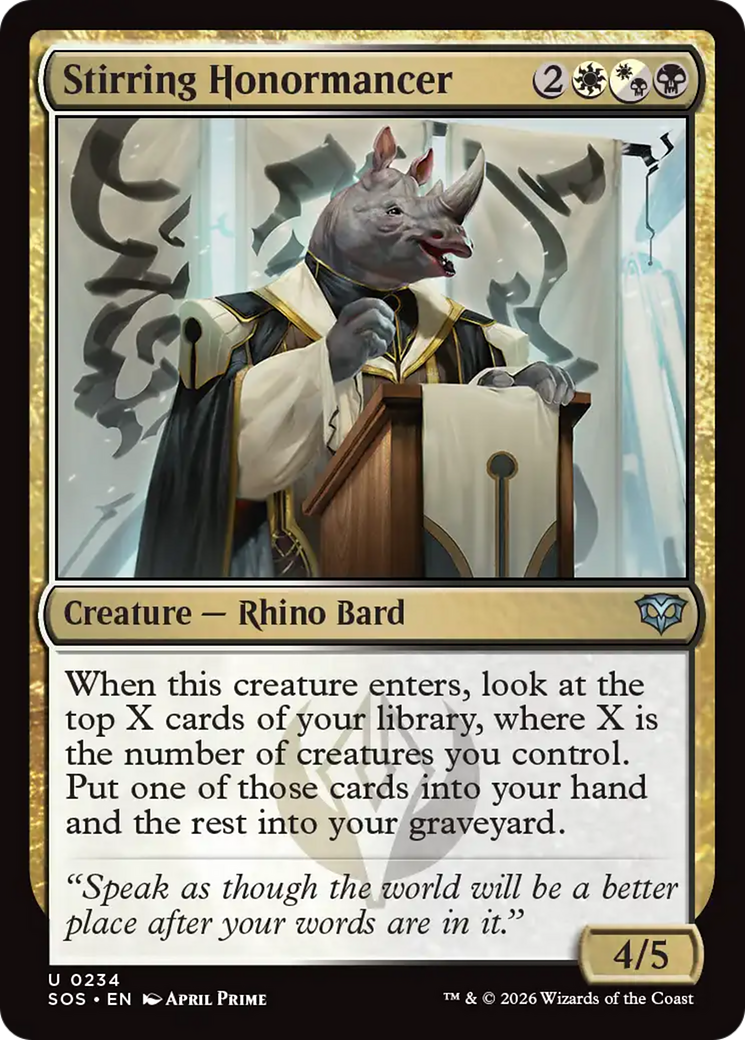 Stirring Honormancer - Magic: The Gathering - MoxLand