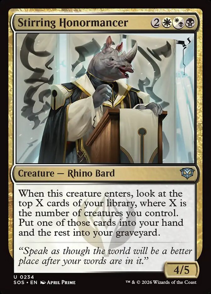 Stirring Honormancer - Magic: The Gathering - MoxLand