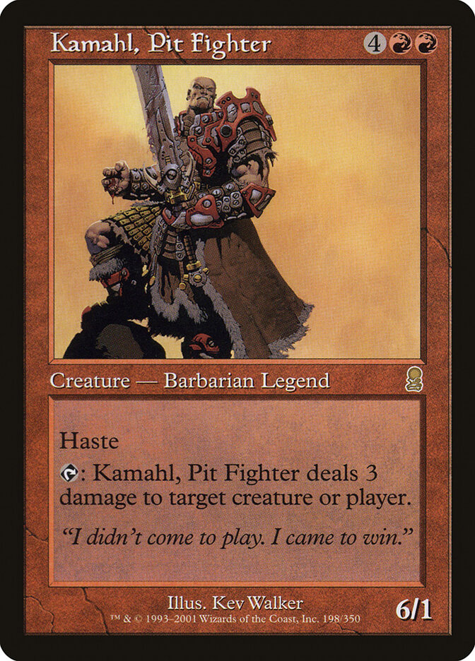 Kamahl, Lutador da Liça / Kamahl, Pit Fighter - Magic: The Gathering - MoxLand