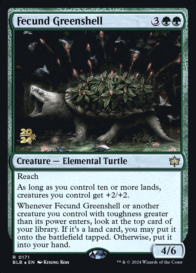 Fecund Greenshell - Magic: The Gathering - MoxLand