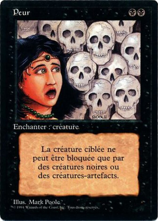 Amedrontar / Fear - Magic: The Gathering - MoxLand