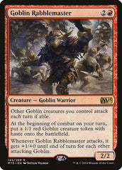 Goblin Líder da Plebe / Goblin Rabblemaster - Magic: The Gathering - MoxLand