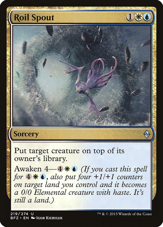 Jorro do Turbilhão / Roil Spout - Magic: The Gathering - MoxLand