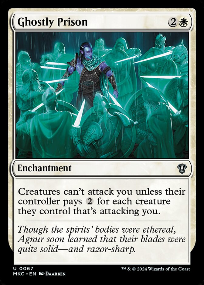 Prisão Fantasmagórica / Ghostly Prison - Magic: The Gathering - MoxLand