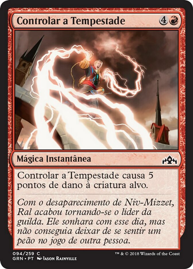 Controlar a Tempestade / Command the Storm - Magic: The Gathering - MoxLand