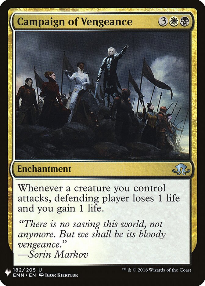 Campanha de Vingança / Campaign of Vengeance - Magic: The Gathering - MoxLand
