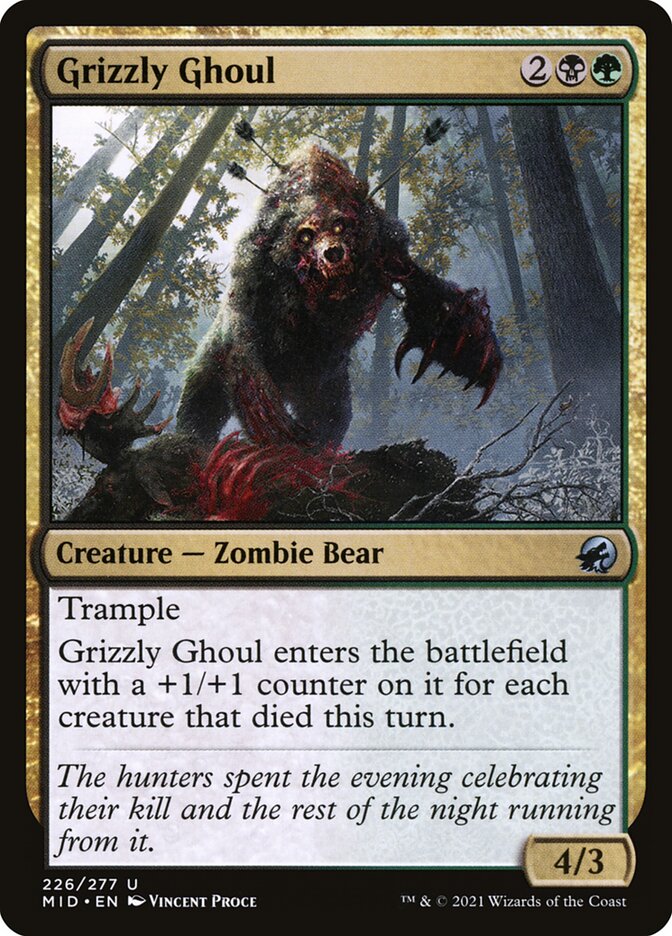 Carniçal Pardo / Grizzly Ghoul - Magic: The Gathering - MoxLand