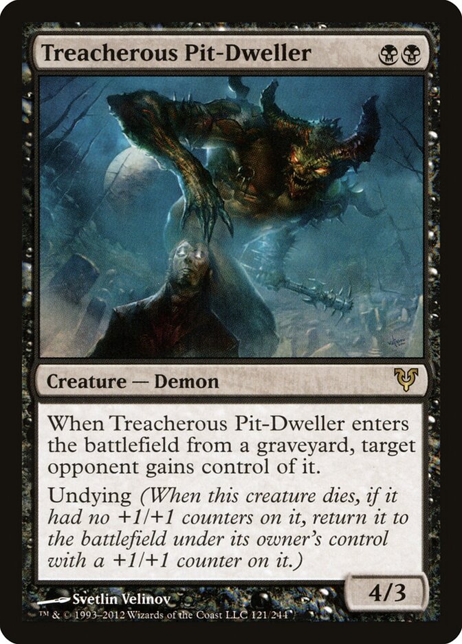 Habitante das Covas Traiçoeiro / Treacherous Pit-Dweller - Magic: The Gathering - MoxLand