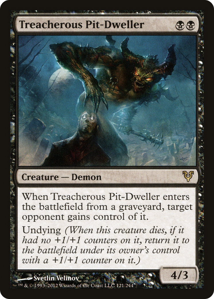 Habitante das Covas Traiçoeiro / Treacherous Pit-Dweller - Magic: The Gathering - MoxLand