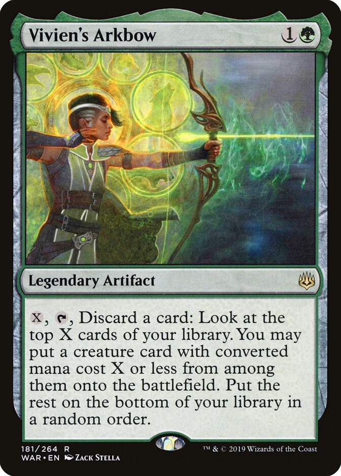 Arco Bestial de Vivien / Vivien's Arkbow - Magic: The Gathering - MoxLand
