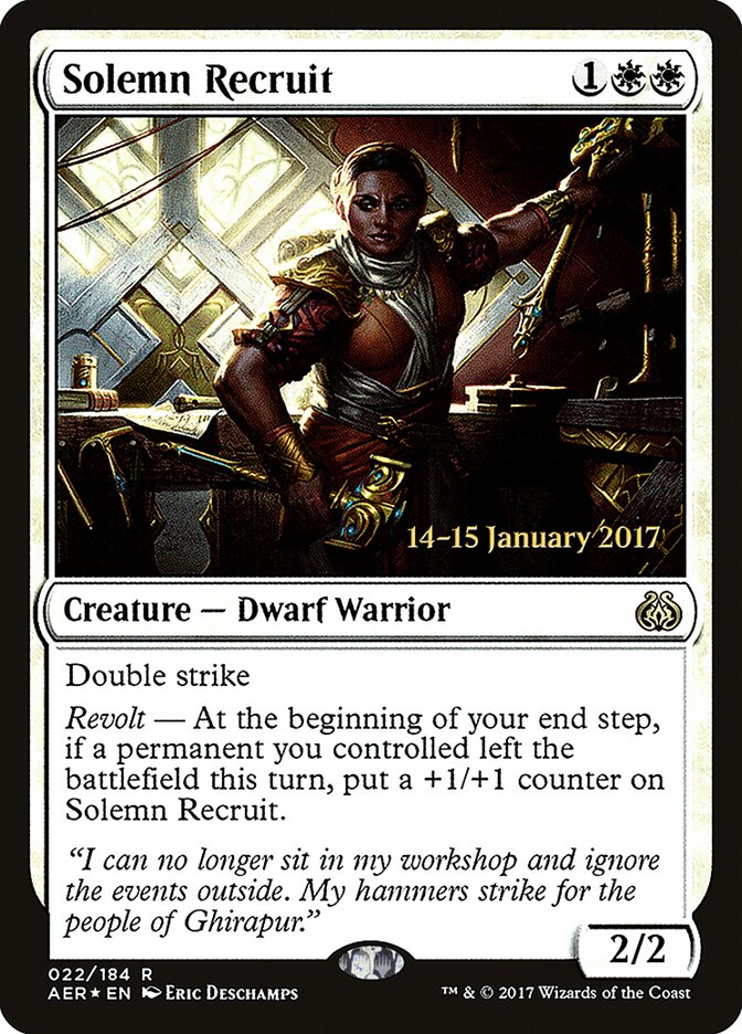 Recruta Solene / Solemn Recruit - Magic: The Gathering - MoxLand