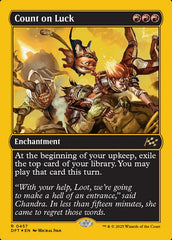 Contar com a Sorte / Count on Luck - Magic: The Gathering - MoxLand
