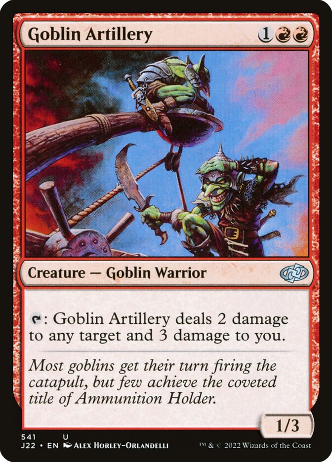 Artilharia Goblin / Goblin Artillery - Magic: The Gathering - MoxLand
