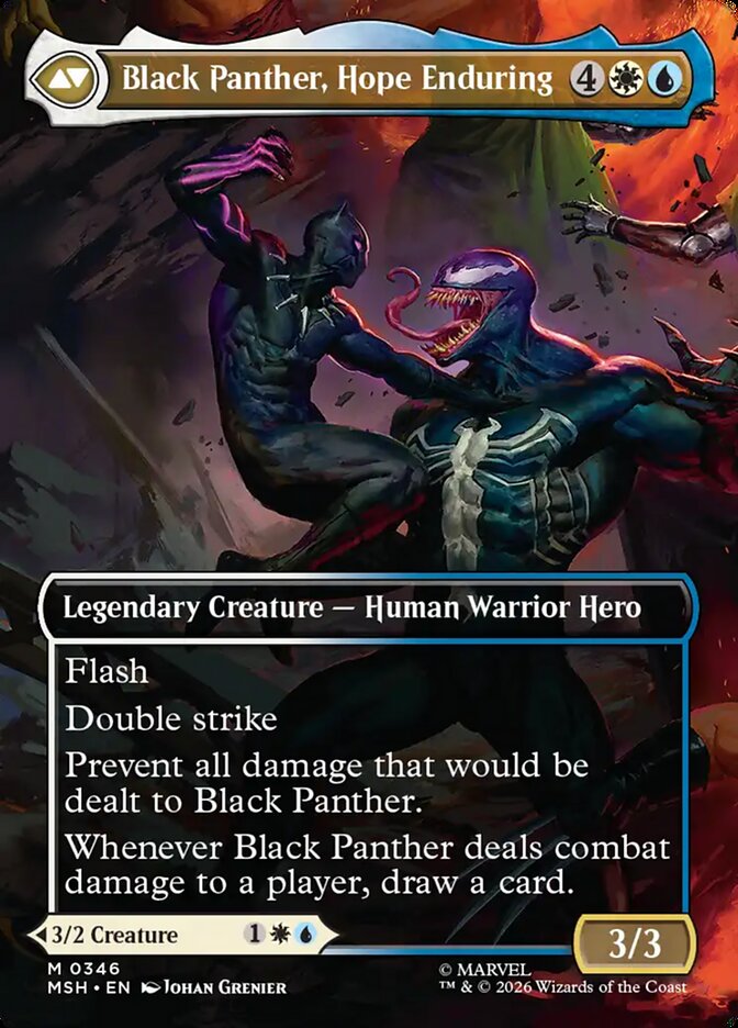 King T'Challa / Black Panther, Hope Enduring - Magic: The Gathering - MoxLand