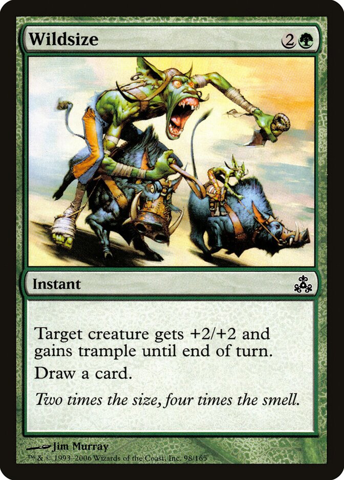 Crescimento Asqueroso / Wildsize - Magic: The Gathering - MoxLand