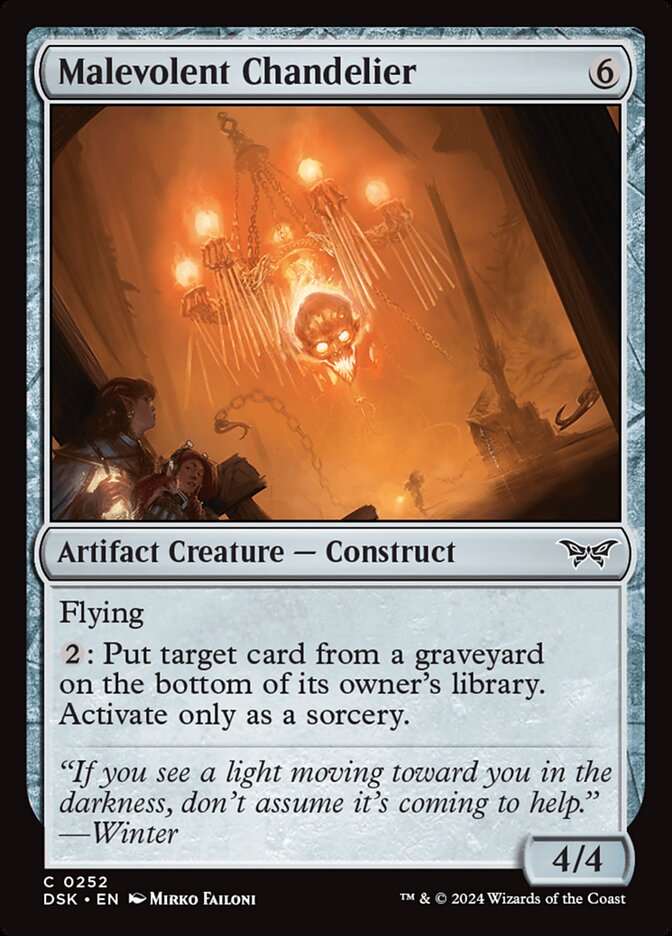 Candelabro Malévolo / Malevolent Chandelier - Magic: The Gathering - MoxLand