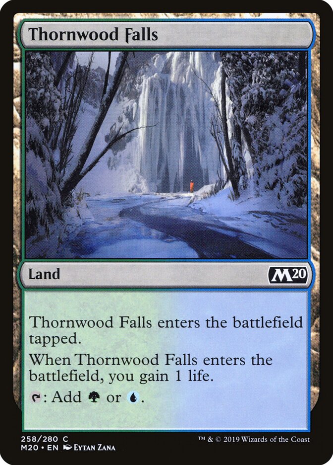 Cachoeira dos Espinhos / Thornwood Falls - Magic: The Gathering - MoxLand