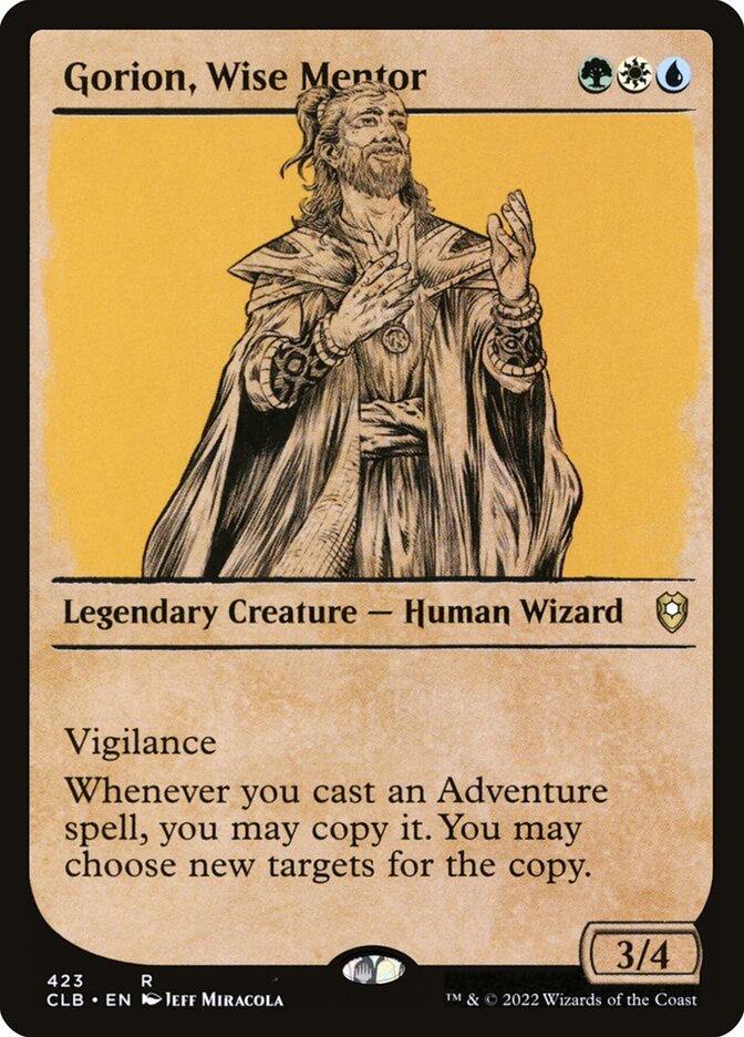 Gorion, Mentor Sábio / Gorion, Wise Mentor - Magic: The Gathering - MoxLand