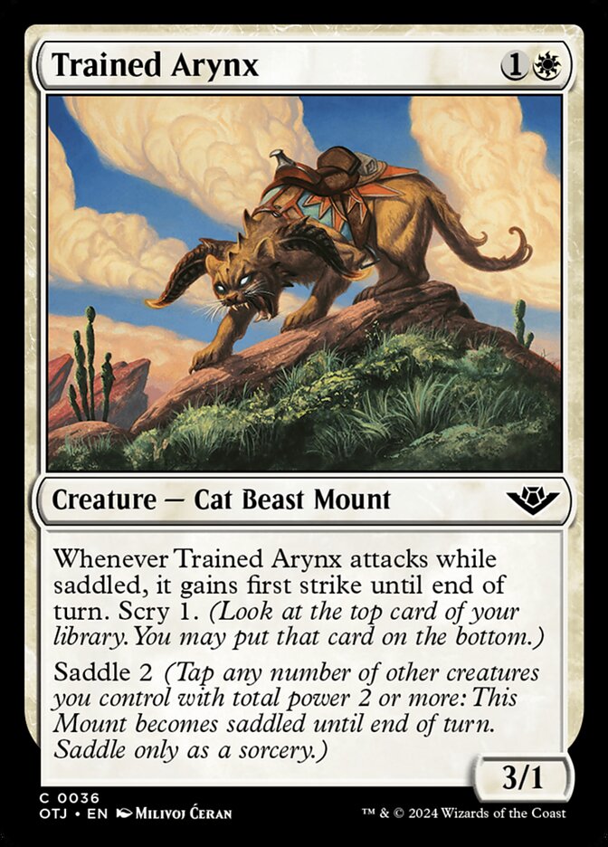 Arynx Treinado / Trained Arynx - Magic: The Gathering - MoxLand
