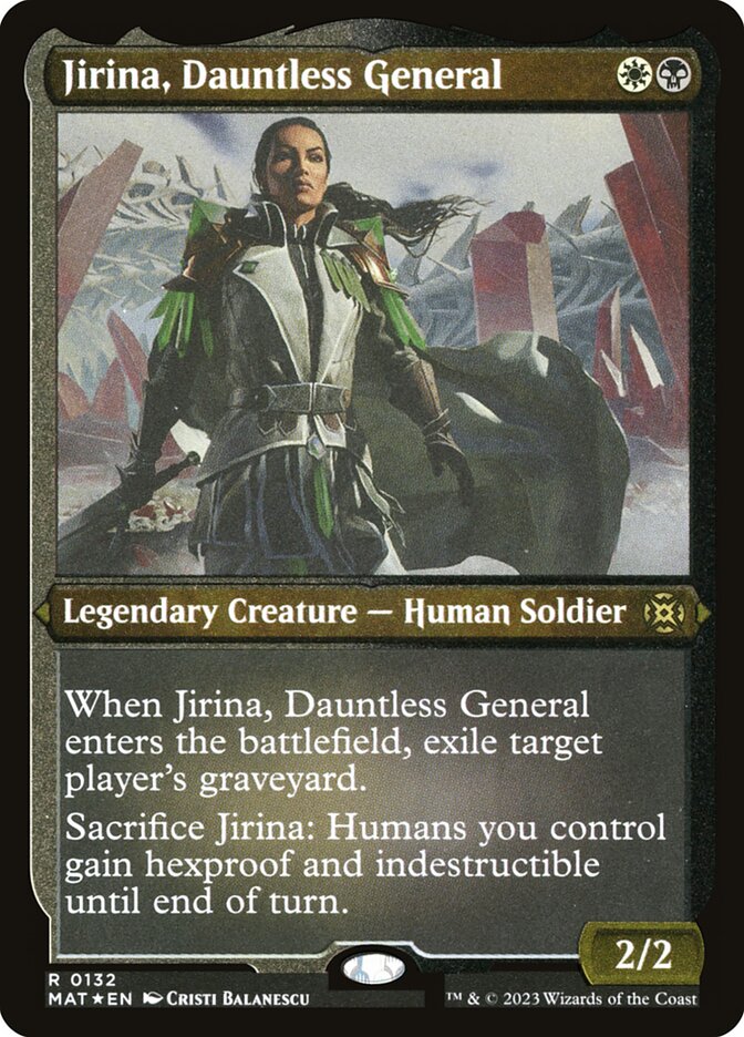 Jirina, General Intrépida / Jirina, Dauntless General - Magic: The Gathering - MoxLand