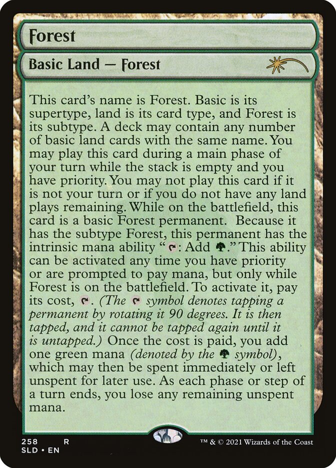 Floresta / Forest - Magic: The Gathering - MoxLand