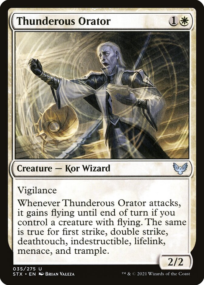 Orador Trovejante / Thunderous Orator - Magic: The Gathering - MoxLand