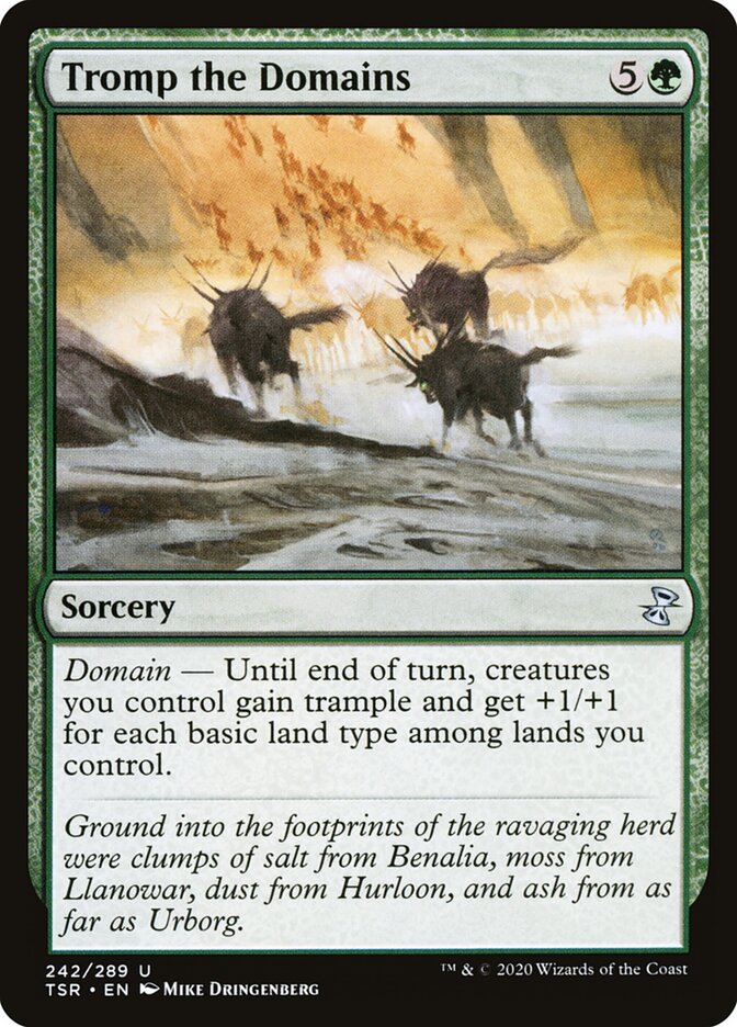 Galopar pelos Domínios / Tromp the Domains - Magic: The Gathering - MoxLand