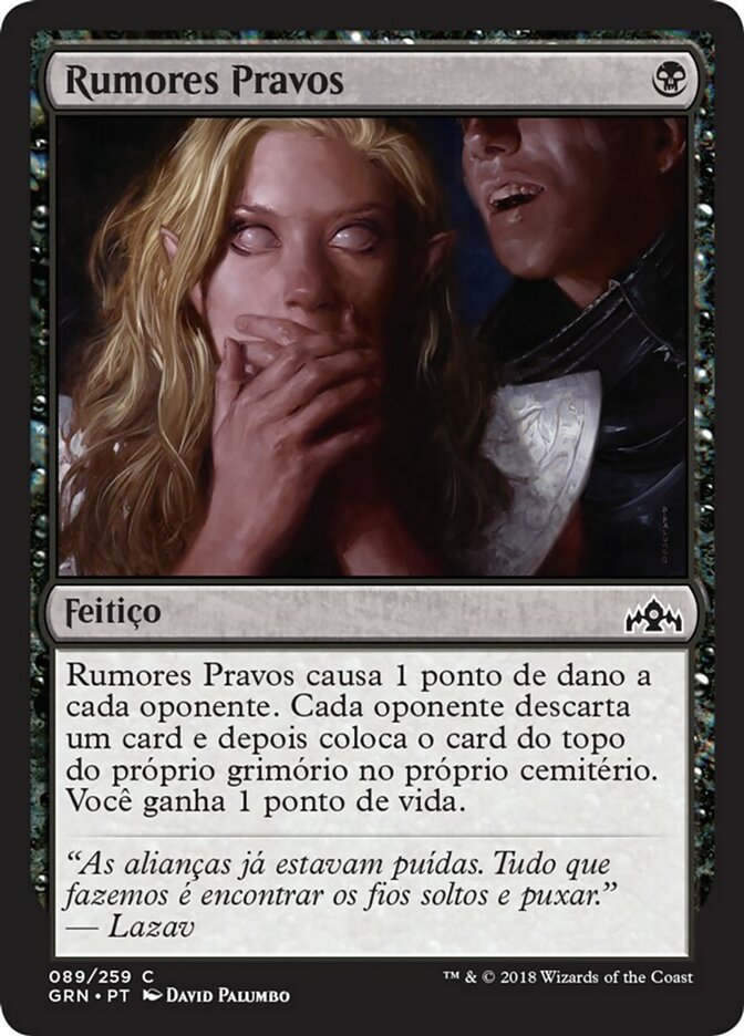 Rumores Pravos / Vicious Rumors - Magic: The Gathering - MoxLand