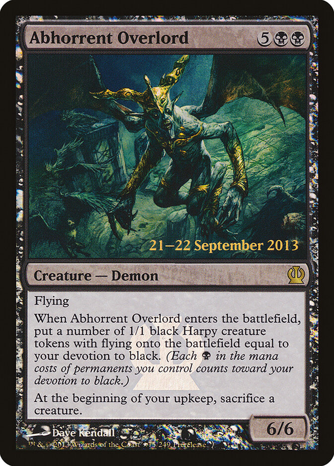 Soberano Abominável / Abhorrent Overlord - Magic: The Gathering - MoxLand