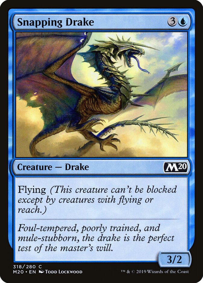 Dragonete Trinchador / Snapping Drake - Magic: The Gathering - MoxLand