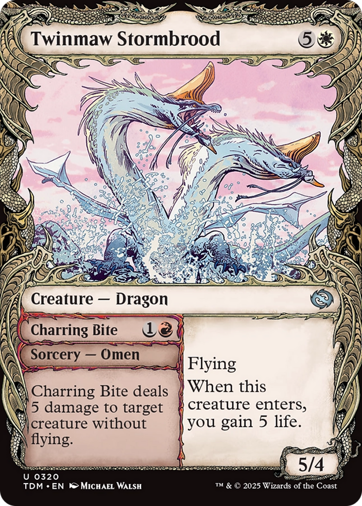 Tempesdrago da Bocarra Dupla / Twinmaw Stormbrood - Magic: The Gathering - MoxLand
