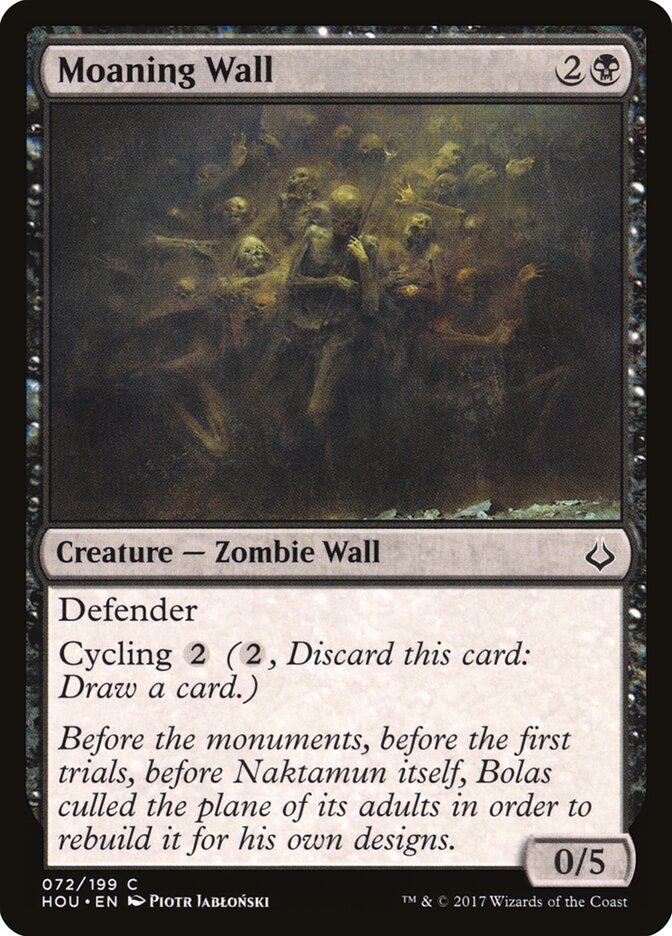 Muro Lamuriante / Moaning Wall - Magic: The Gathering - MoxLand